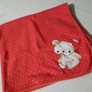 Gymboree Bear-y New line Used Blanket. Guc initials on underside of tag.